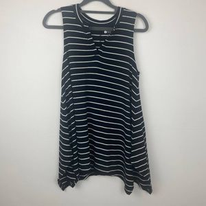 Stylus blouse size M color is blue white